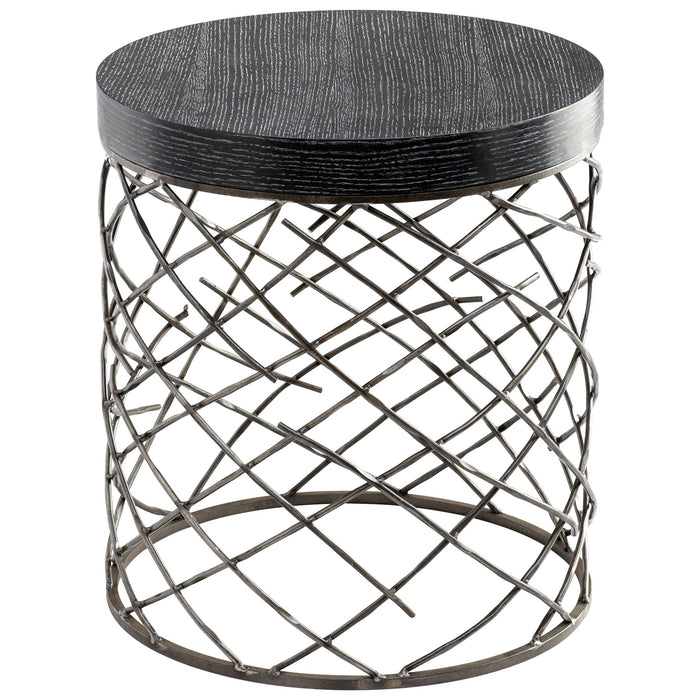 Quorum Home Cyan - 05110 - Table - Raw Steel