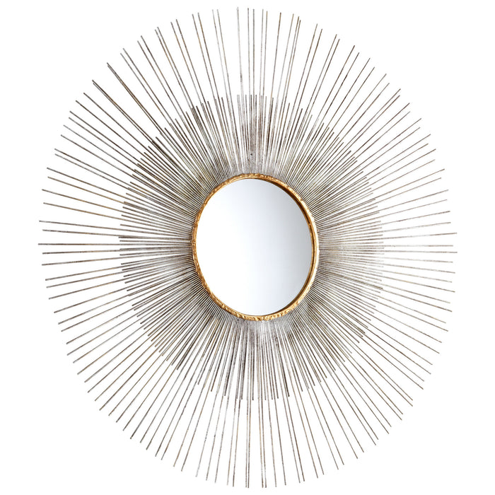Quorum Home Cyan - 05539 - Mirror - Antiqued Silver Leaf