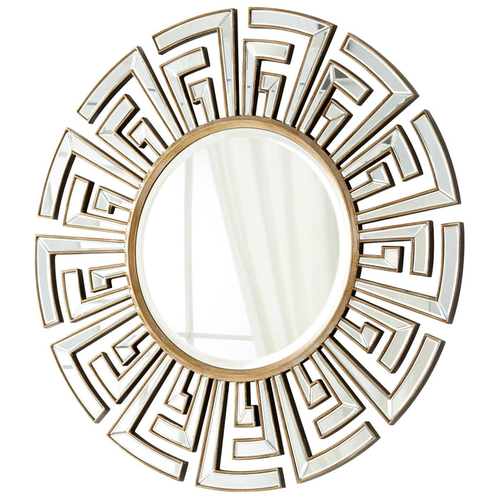 Quorum Home Cyan - 05941 - Mirror - Clear And Gold