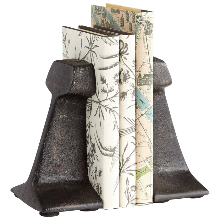 Quorum Home Cyan - 07230 - Bookends - Zinc