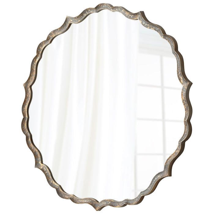 Quorum Home Cyan - 09028 - Mirror - Rustic Patina