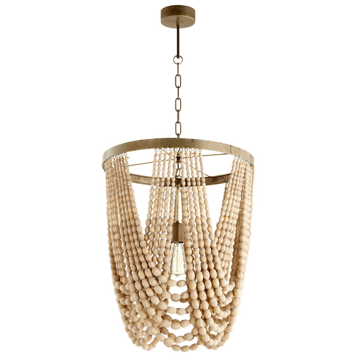 Quorum Home Cyan - 09264 - One Light Pendant - Tinted Raw Iron
