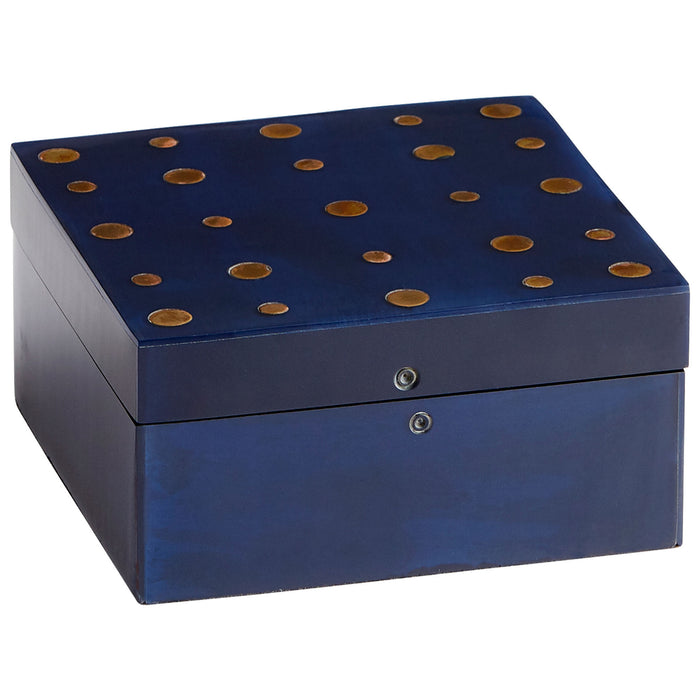 Quorum Home Cyan - 09788 - Container - Black And Brass