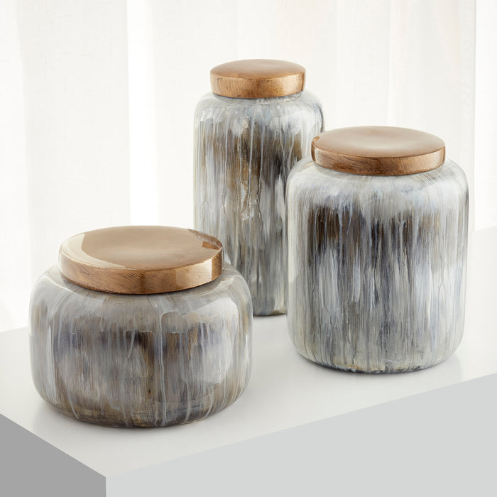 Quorum Home Cyan - 10424 - Vase - Olive Glaze