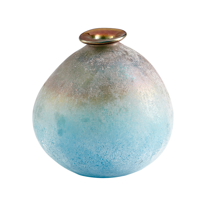 Quorum Home Cyan - 10436 - Vase - Turquoise And Scavo