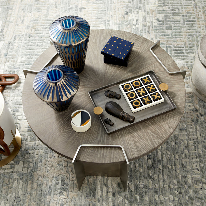 Quorum Home Cyan - 10653 - Coasters - Black - Gold - White