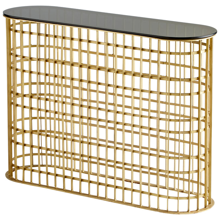 Quorum Home Cyan - 10779 - Console Table - Antique Brass