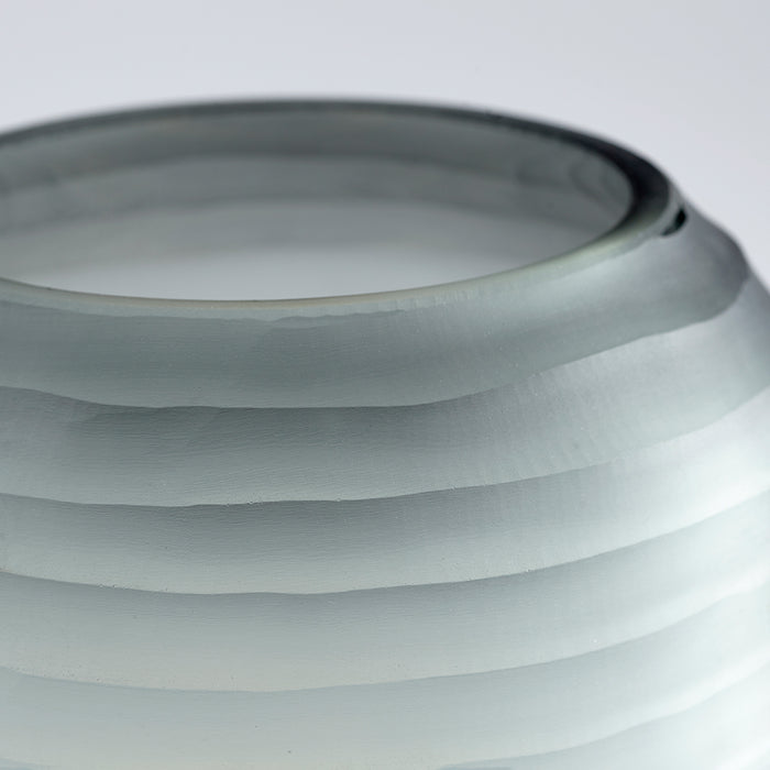 Quorum Home Cyan - 11104 - Vase - Grey And Guilded Silver