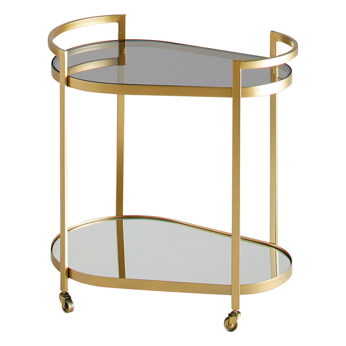 Quorum Home Cyan - 11437 - Bar Cart - Gold