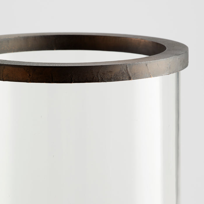 Quorum Home Cyan - 11541 - Floor Hurricane - Bronze