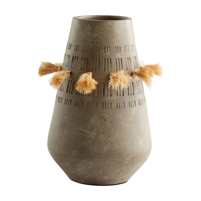 Quorum Home Cyan - 11589 - Vase - Textured Grey