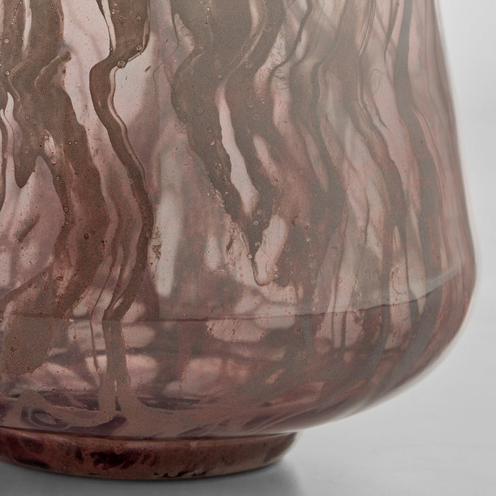 Billow Bottle Vase | Grey Swirl - Large