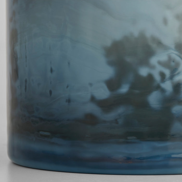 Tiedye Vase | Milky Matte Blue - Tall