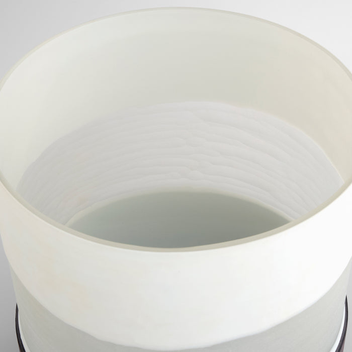 Mesa Vase | Cream | Black - Large