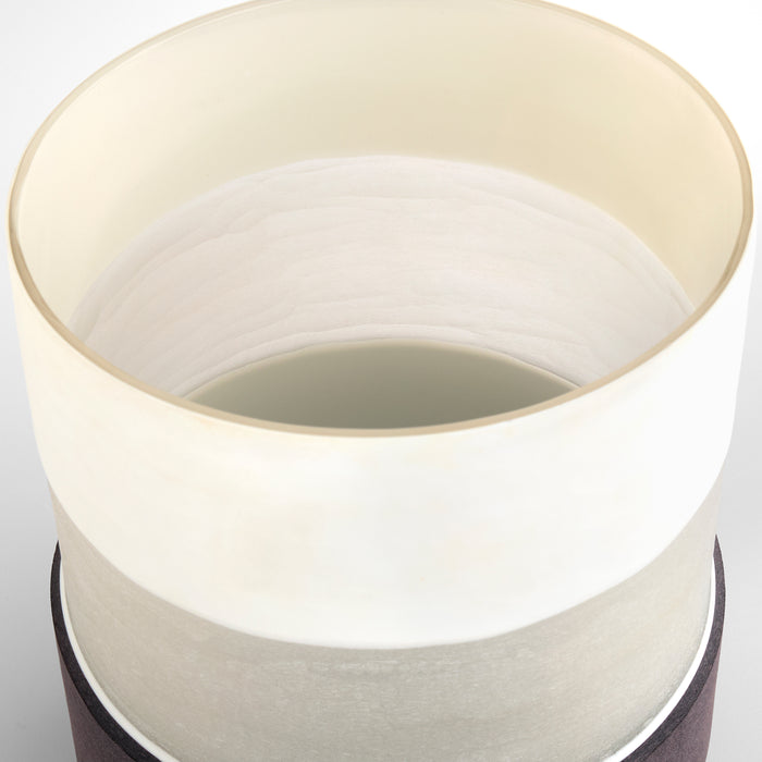 Mesa Vase | Cream | Black - Small