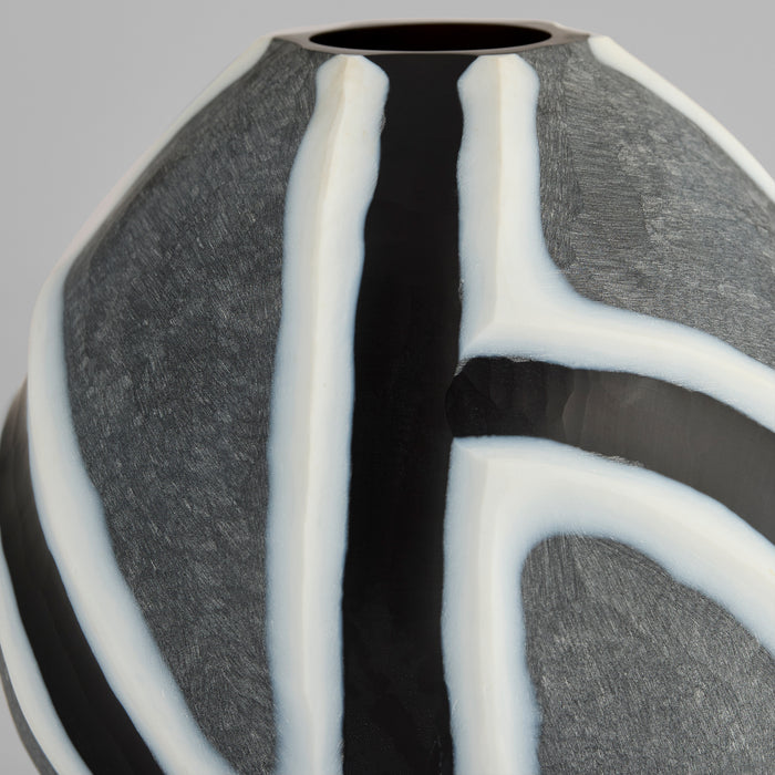 Calle Vase | Black | White | Grey - Small