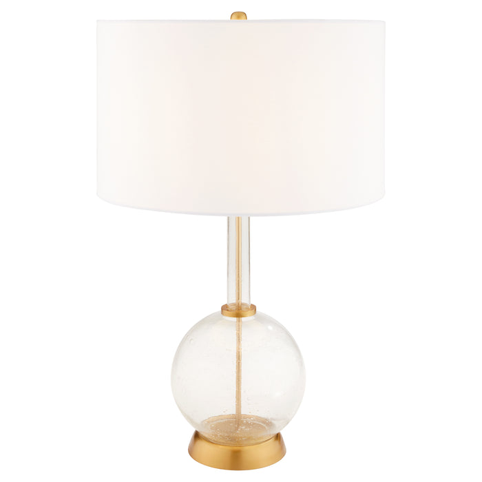 Bulles Table Lamp | Clear | Brass | White