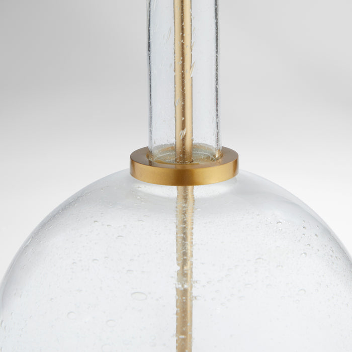 Bulles Table Lamp | Clear | Brass | White