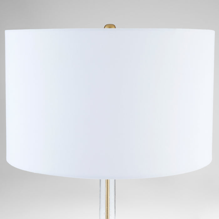 Bulles Table Lamp | Clear | Brass | White