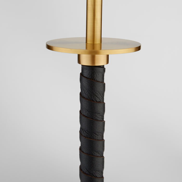 Santiago Table  Lamp | Black | Brass | White