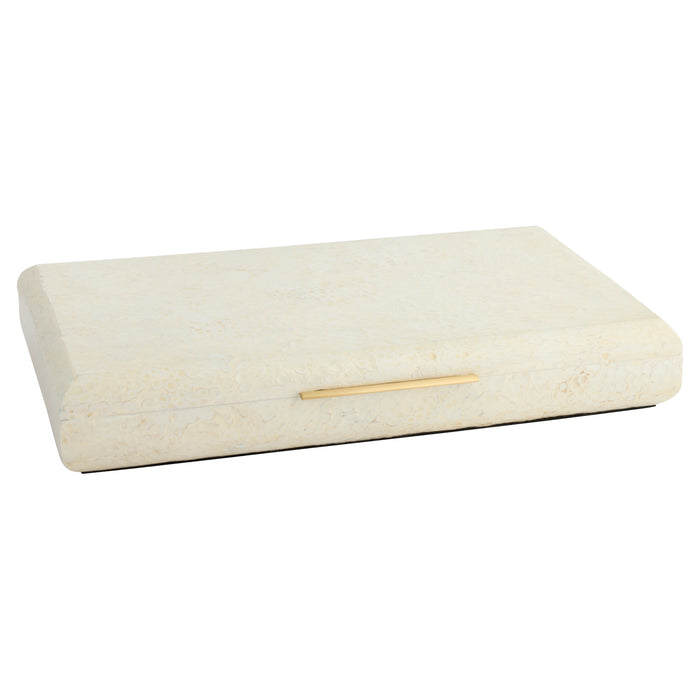 Celestial Box | Eggshell | Brass - Large