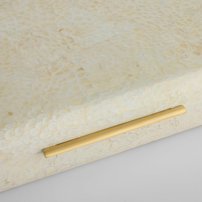 Celestial Box | Eggshell | Brass - Medium