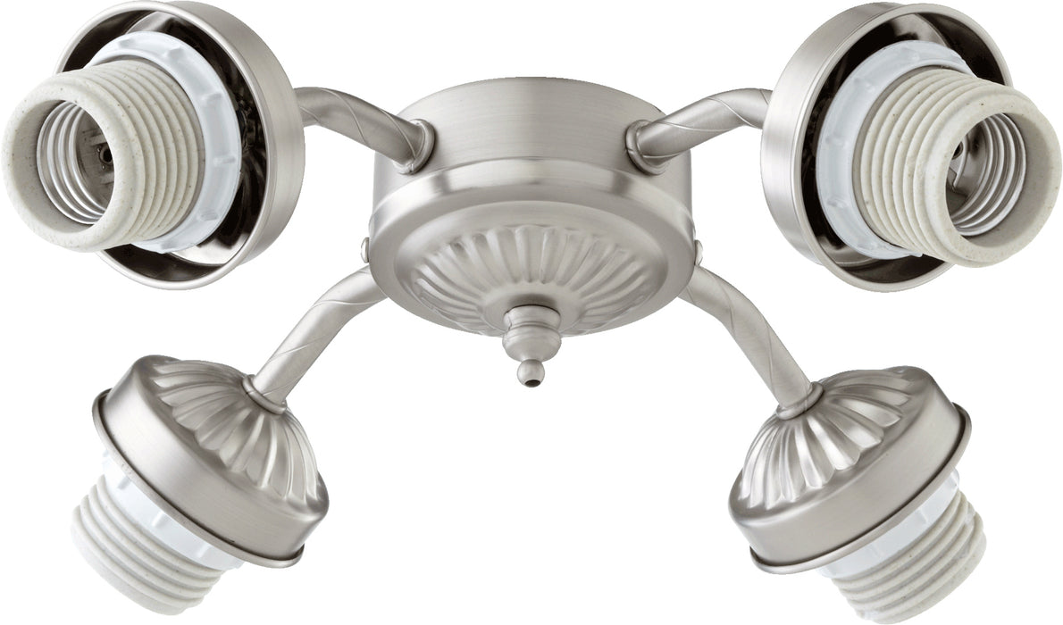 Quorum Home Quorum - 2444-8065 - LED Fan Light Kit - Satin Nickel