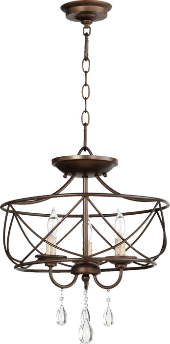 Quorum Home Quorum - 2716-16-86 - Three Light Dual Mount - Oiled Bronze