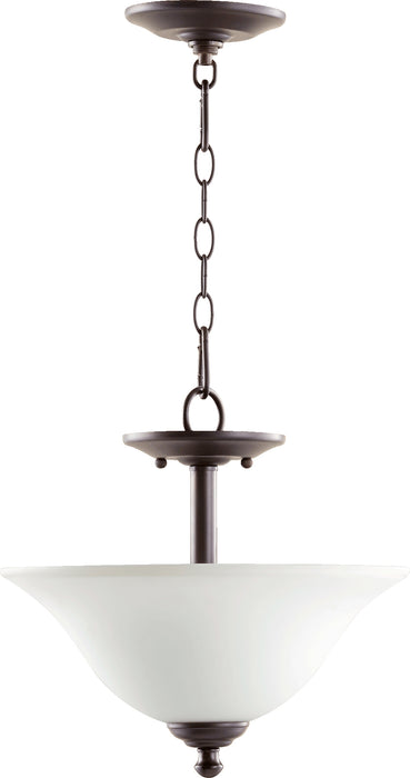 Quorum Home Quorum - 2810-13186 - Two Light Dual Mount - Oiled Bronze w/ Satin Opal
