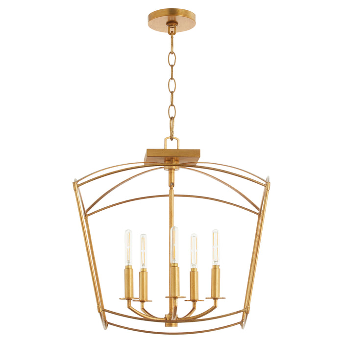 Quorum Home Quorum - 2812-18-74 - Five Light Dual Mount - Gold Leaf