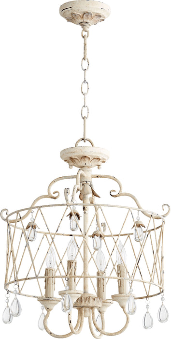 Quorum Home Quorum - 2844-4-70 - Four Light Dual Mount - Persian White