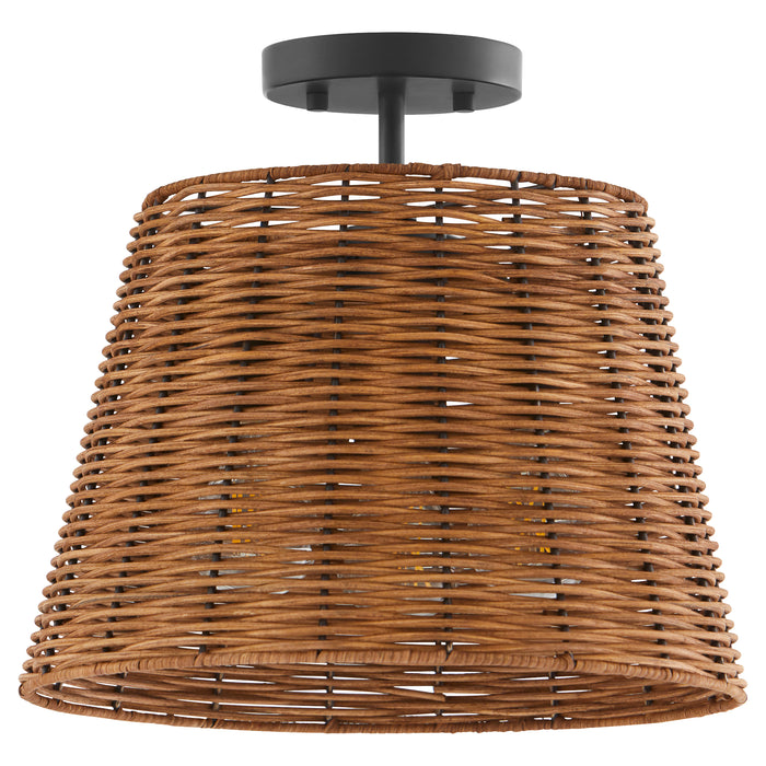 Quorum Home Quorum - 2893-13-59 - Three Light Semi Flush Mount - Matte Black