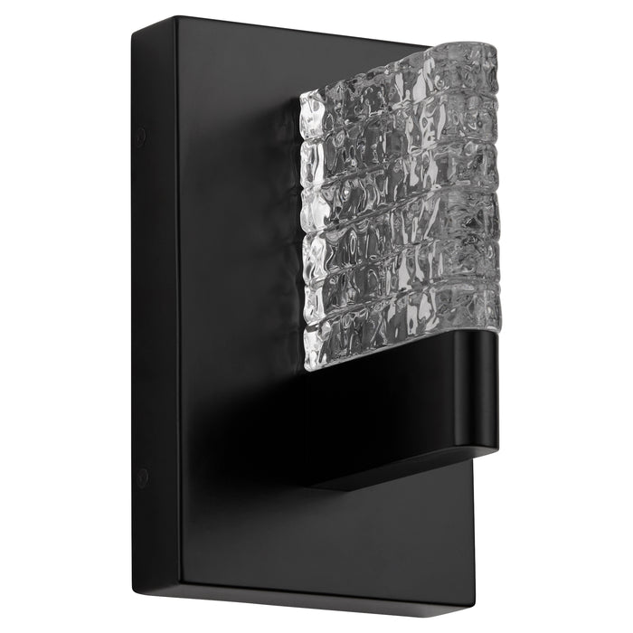 GAMMA 1 Light Wall Mount in Black