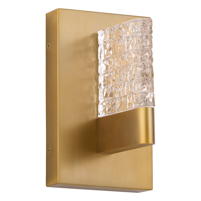 GAMMA 1 Light Wall Mount in Brushed Brass