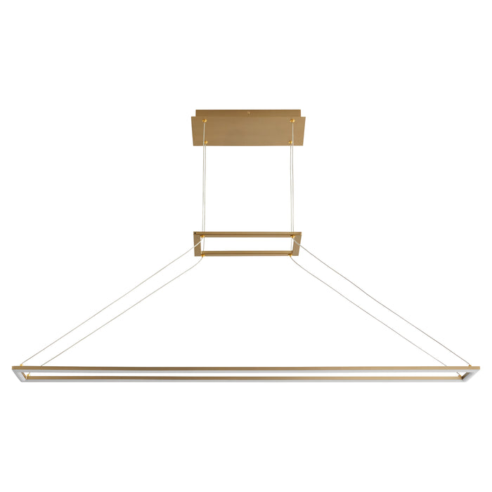 Quorum Home Oxygen - 3-6055-40 - LED Pendant - Aged Brass