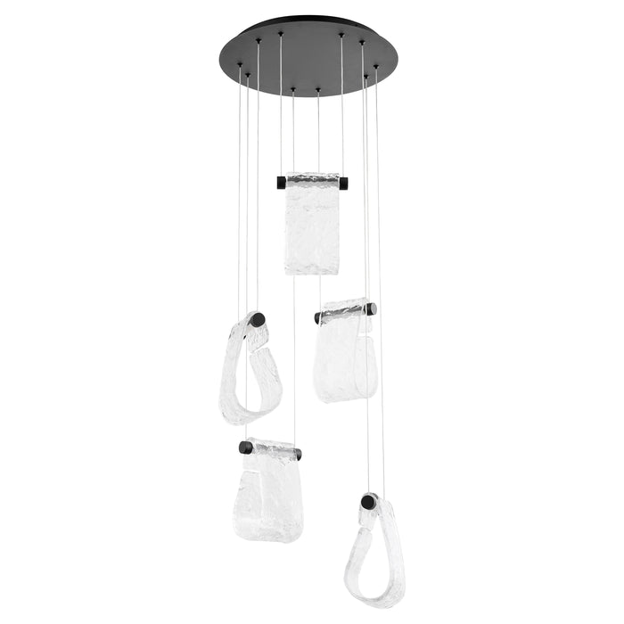 VEER 5 Light Pendant in Black