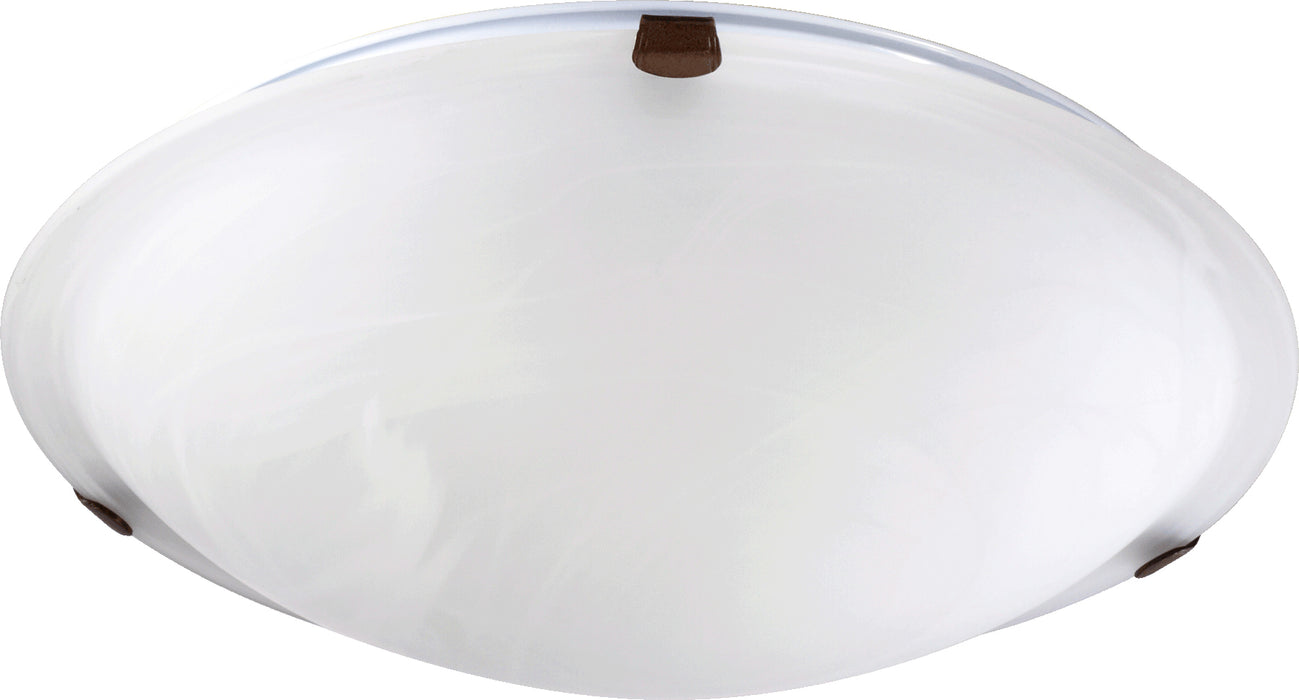 Quorum Home Quorum - 3000-16-86 - Three Light Ceiling Mount - Oiled Bronze