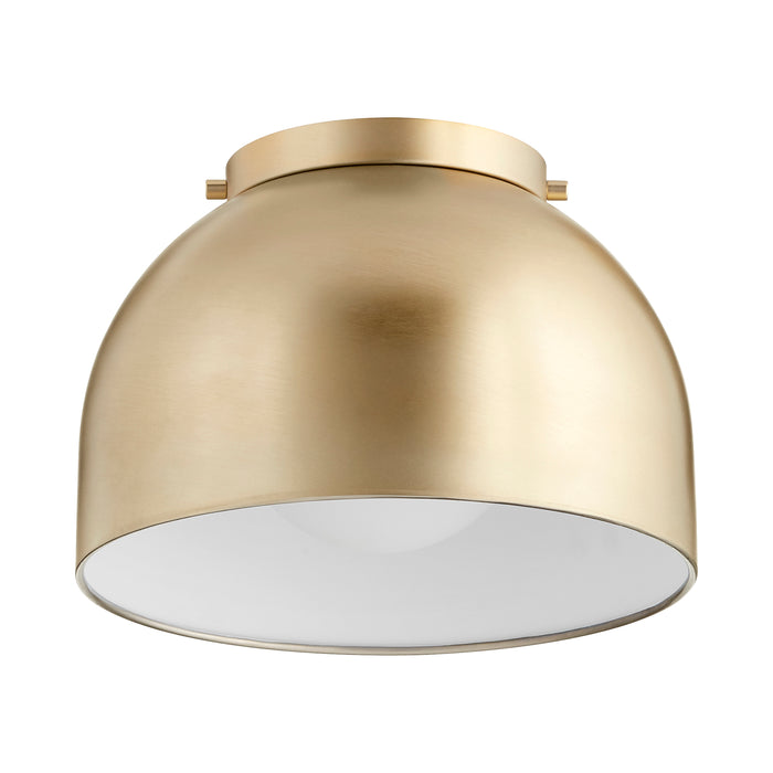 Quorum Home Quorum - 3004-11-80 - One Light Ceiling Mount - Aged Brass