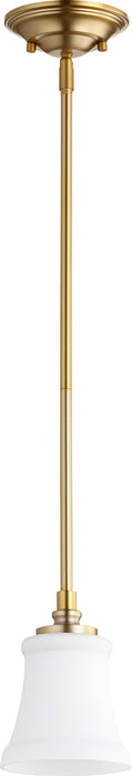Quorum Home Quorum - 3122-80 - One Light Pendant - Aged Brass