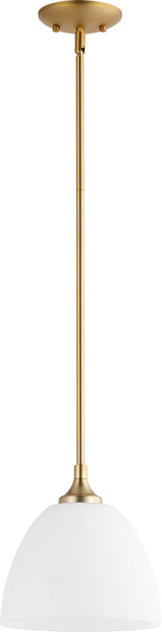 Quorum Home Quorum - 3159-80 - One Light Pendant - Aged Brass