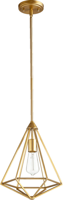 Quorum Home Quorum - 3311-80 - One Light Pendant - Aged Brass