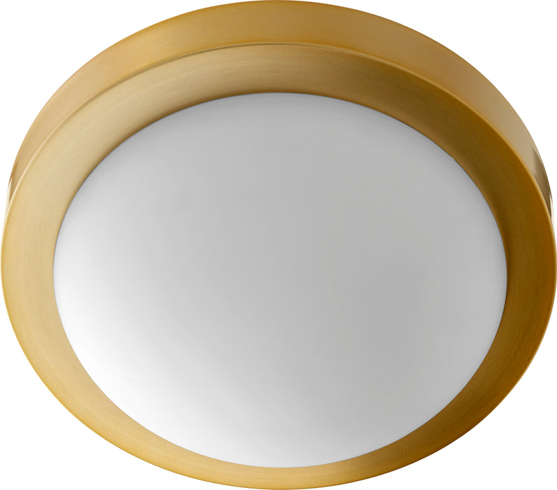 Quorum Home Quorum - 3505-11-80 - Two Light Ceiling Mount - Aged Brass