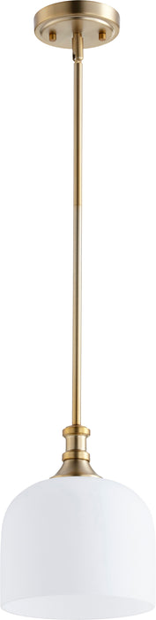 Quorum Home Quorum - 3911-80 - One Light Pendant - Aged Brass