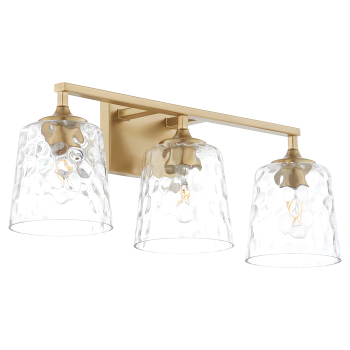 Quorum Home Quorum - 5005-3-180 - Three Light Vanity - Aged Brass