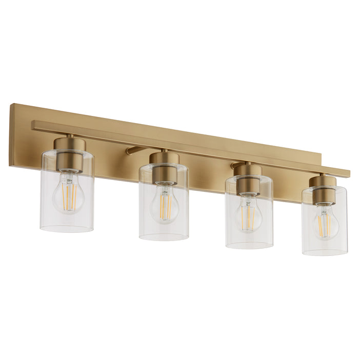 Quorum Home Quorum - 5012-4-80 - Four Light Vanity - Aged Brass