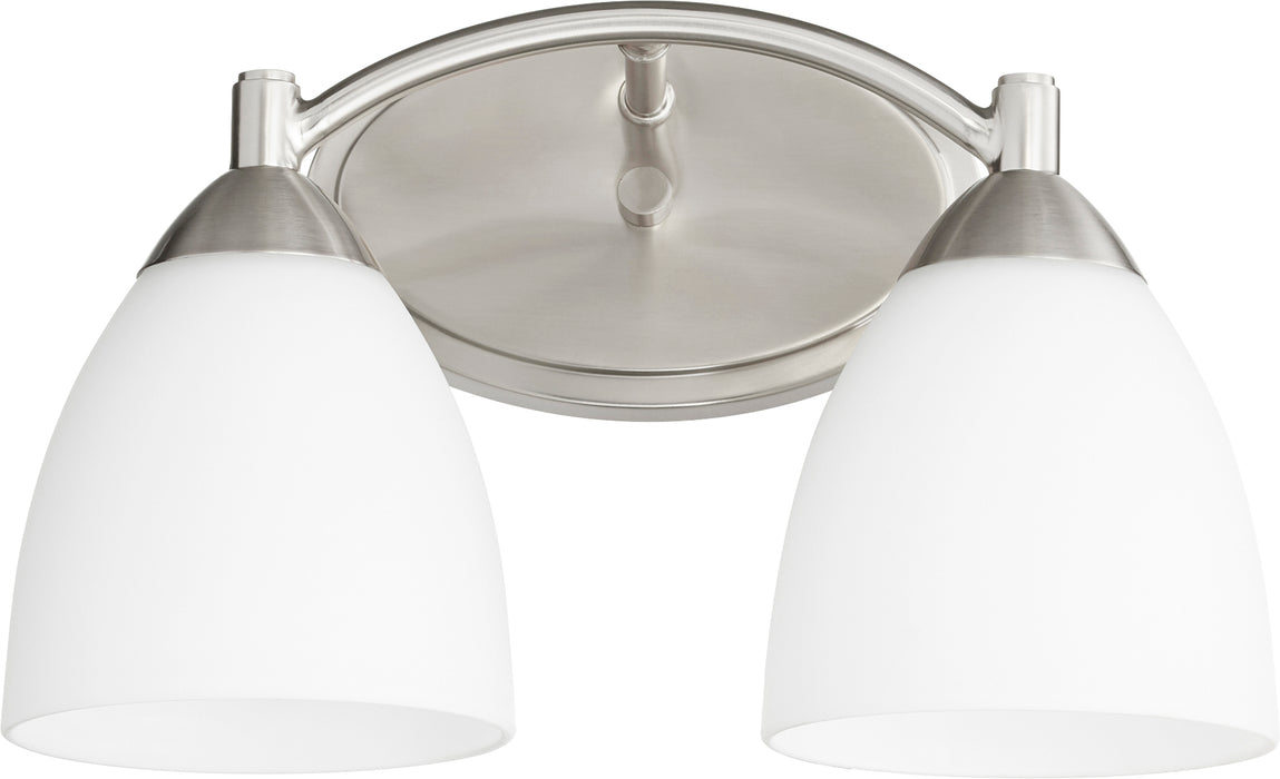 Quorum Home Quorum - 5069-2-65 - Two Light Vanity - Satin Nickel