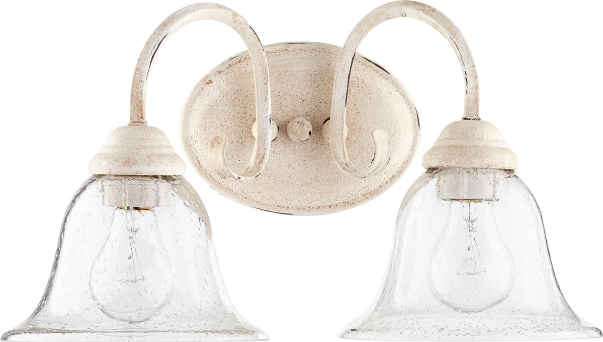 Quorum Home Quorum - 5110-2-170 - Two Light Vanity - Persian White w/ Clear/Seeded