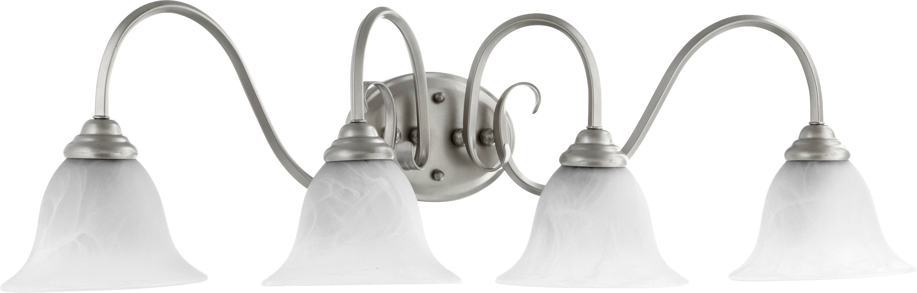 Quorum Home Quorum - 5110-4-64 - Four Light Vanity - Classic Nickel