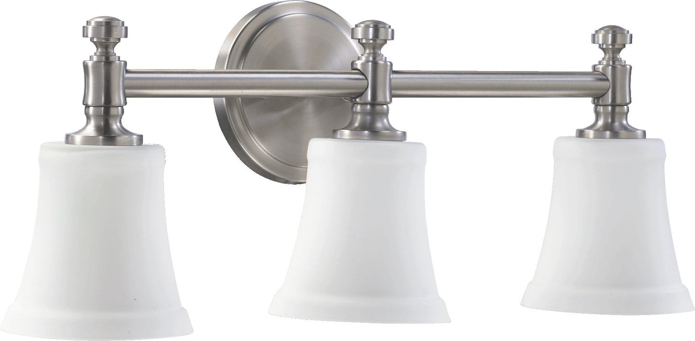 Quorum Home Quorum - 5122-3-65 - Three Light Vanity - Satin Nickel