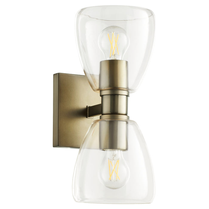 Quorum Home Quorum - 515-2-181 - Two Light Wall Mount - Dark Brass